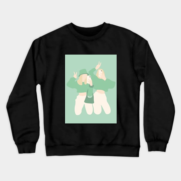 BFF Matching Girls Crewneck Sweatshirt by simple.daily.magic